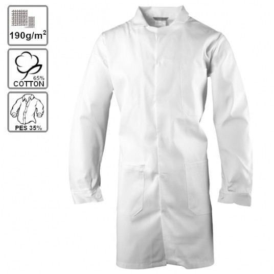 Fartuch męski standard BRIXTON WHITE -zdjęcie numer 1