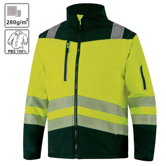Ostrzegawczy Softshell SOCCIAHV Kat.II -zdjęcie numer 1