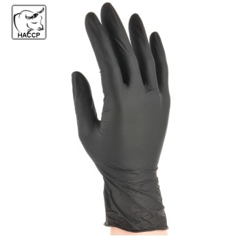 Ręakwice bezp. nitrylowe easyCARE black a'100