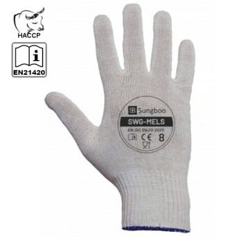 Rękawice bawełniano-poliestrowe ścieg 10G SWG-MELS